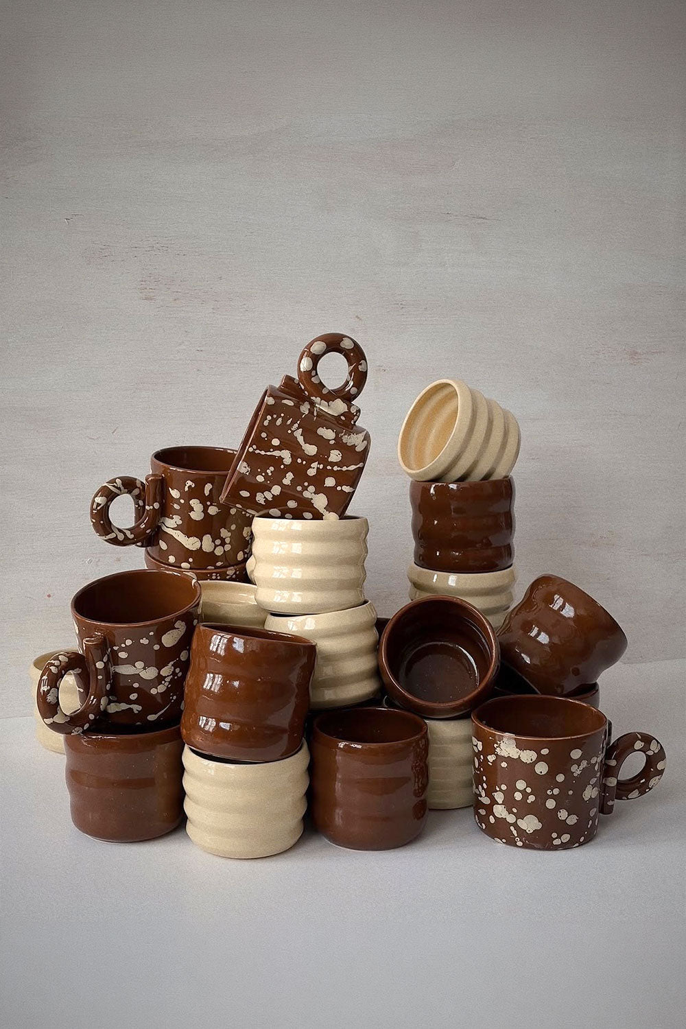 LUZ CERAMICS - YELLOW IRREGULAR CUP