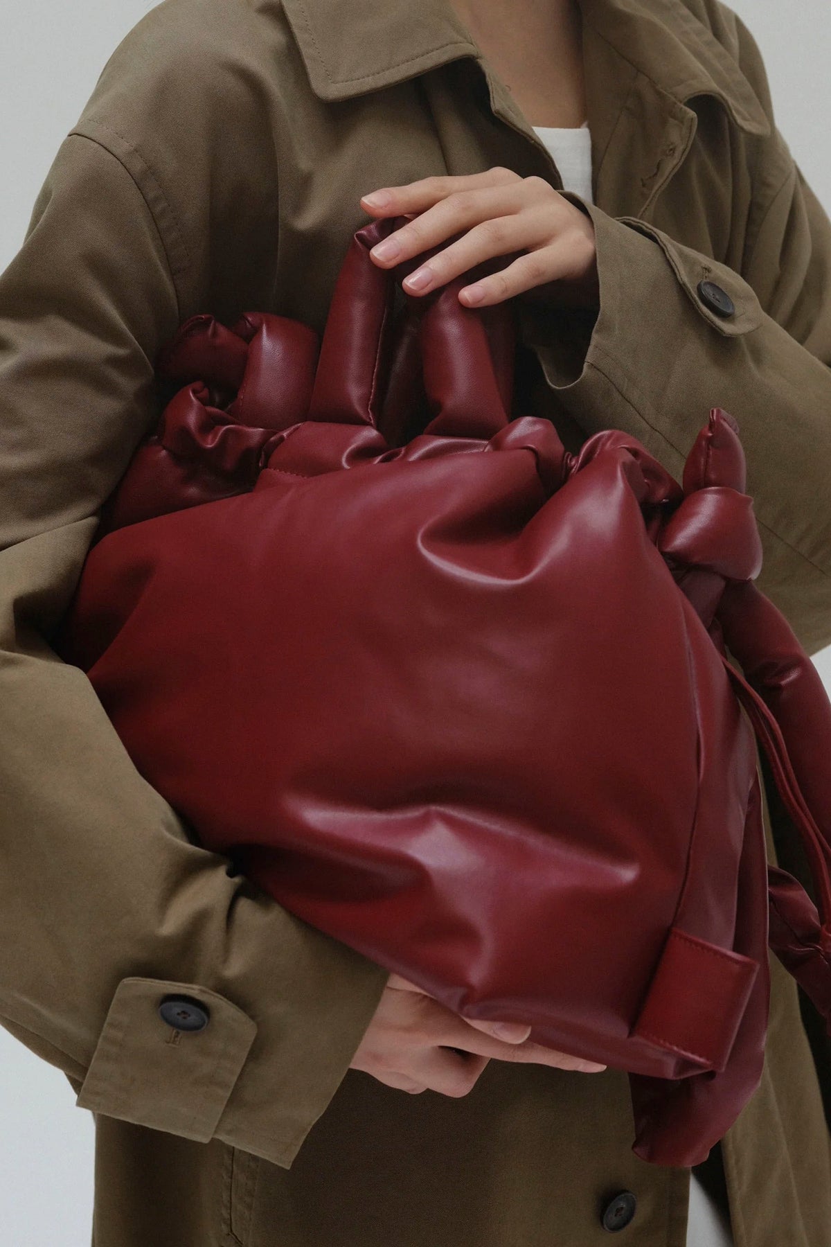 ÖLEND - ONA VEGAN LEATHER - CHERRY RED