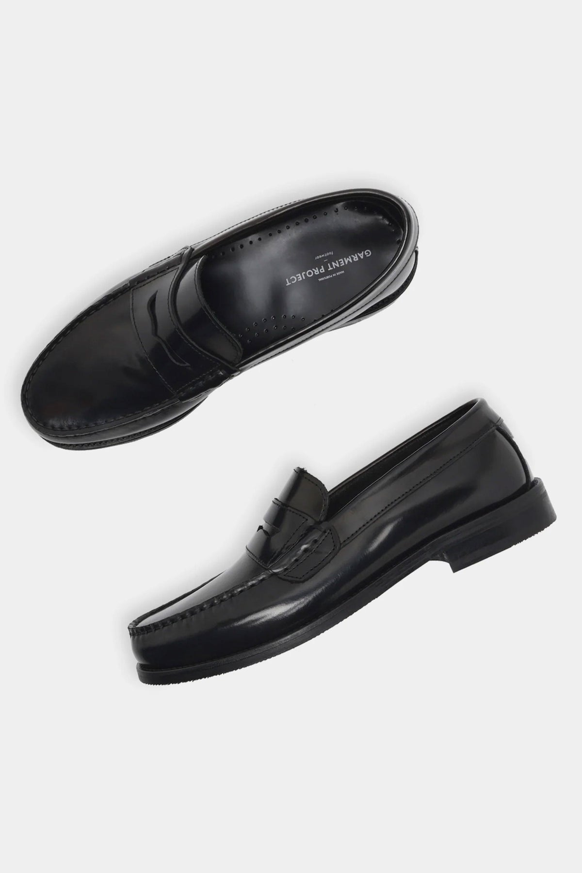 GARMENT PROJECT - MILES PENNY LOAFER - BLACK POLIDO - WOMAN
