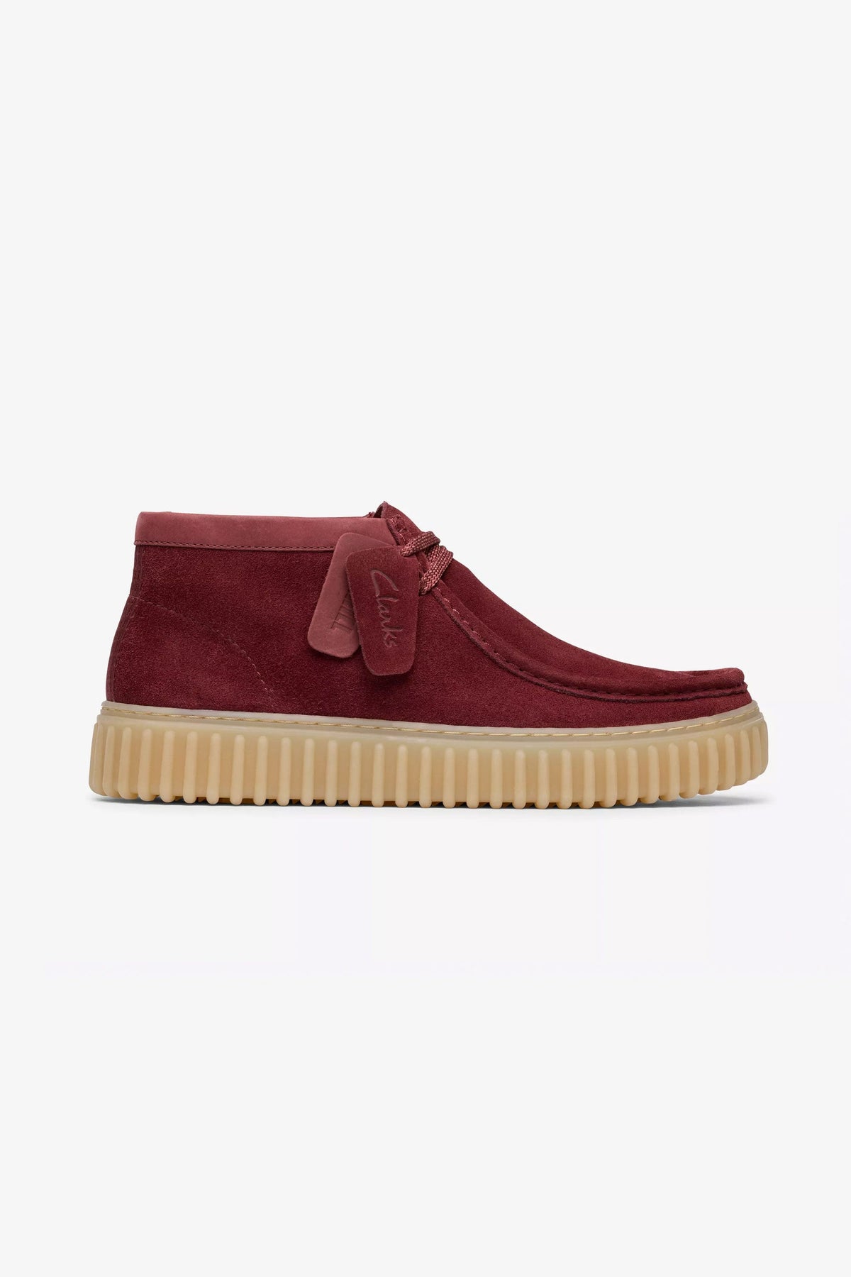 CLARKS - TORNHILL HI - MAN - WINE SUEDE