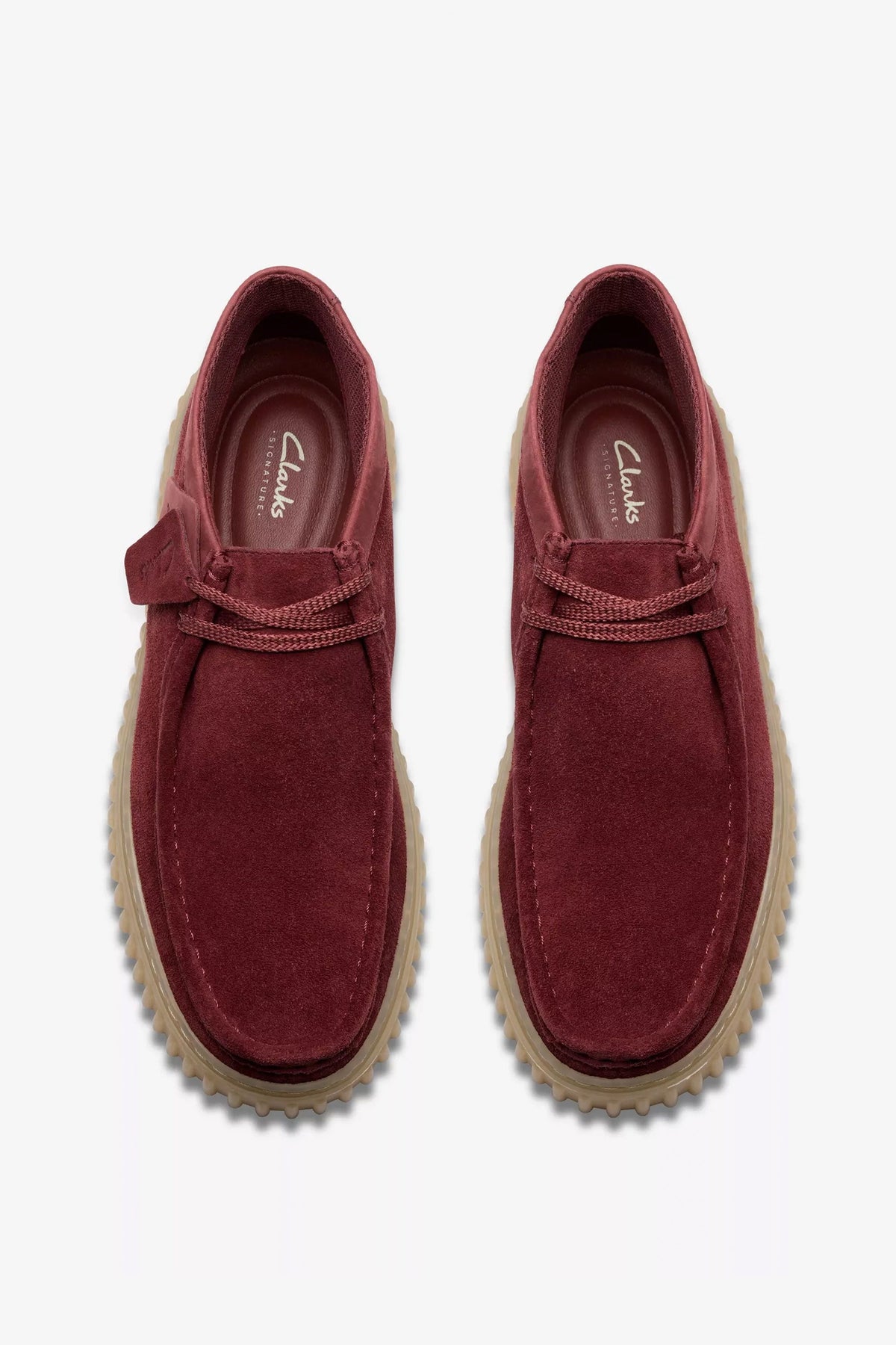 CLARKS - TORNHILL HI - MAN - WINE SUEDE