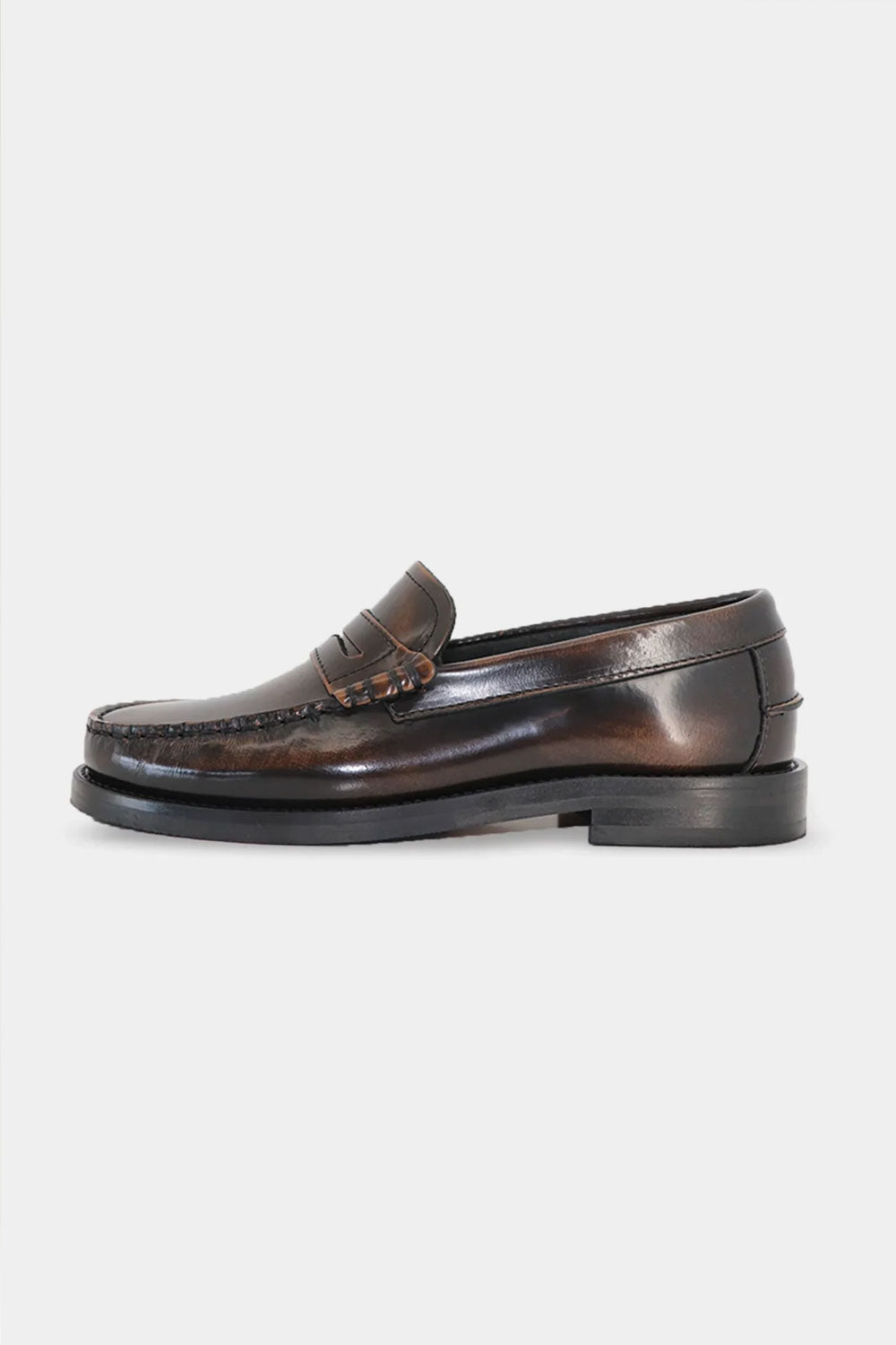 GARMENT PROJECT - MILES PENNY LOAFER - MAN - BROWN POLIDO