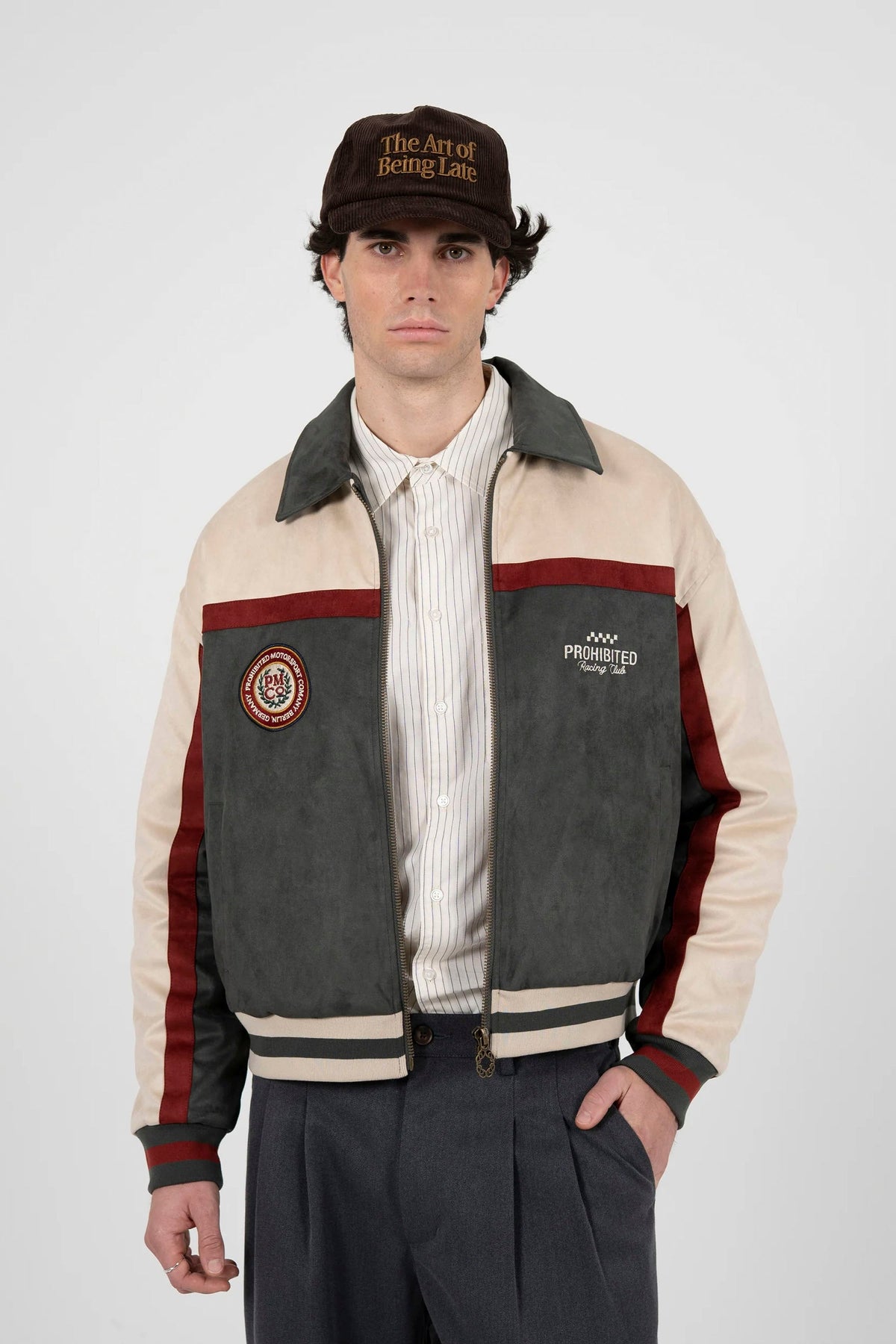 PROHIBITED - SUEDE CLUB JACKET