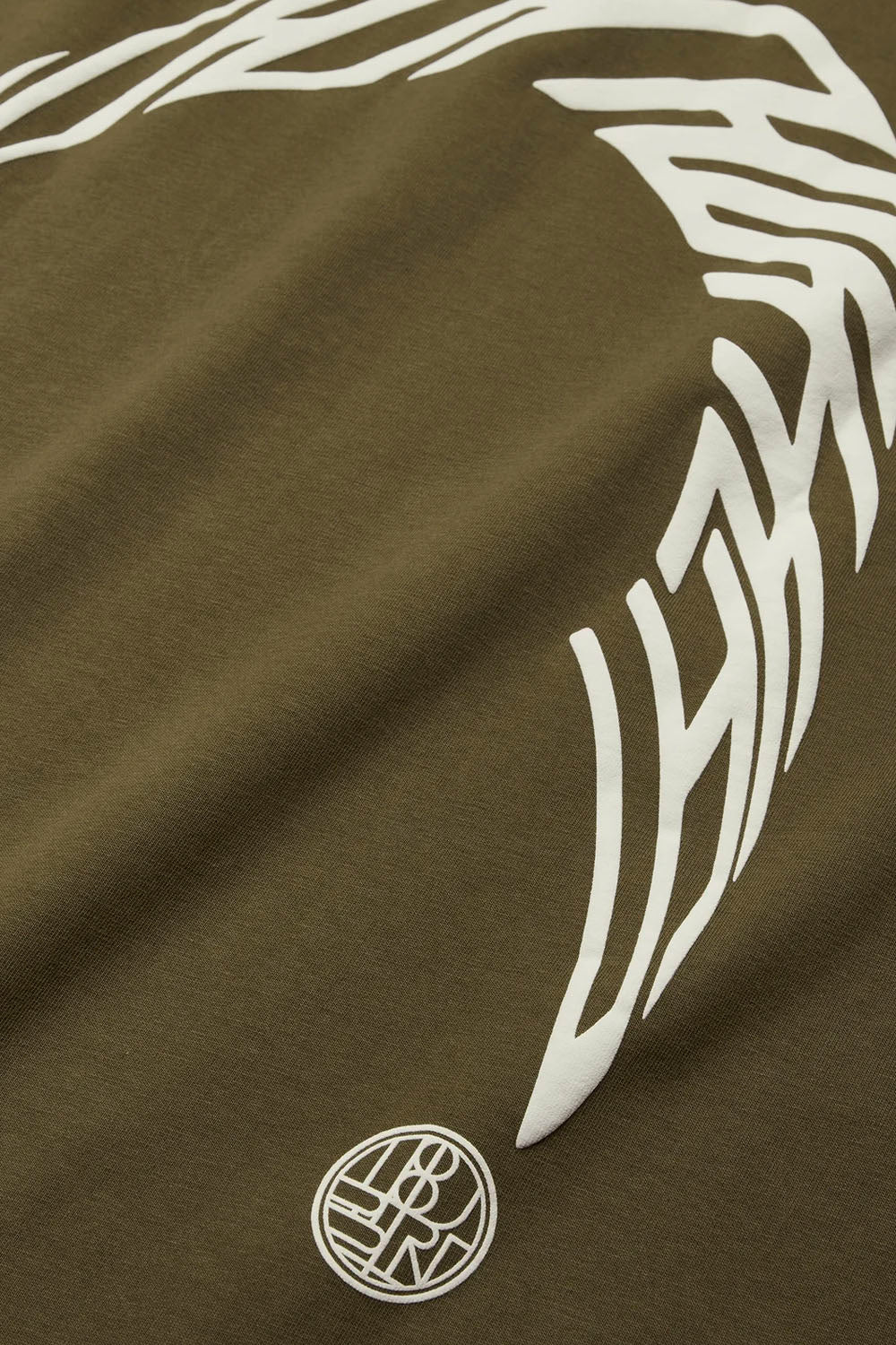 WOODBIRD - WBBAINE WARP TEE - DARK OLIVE