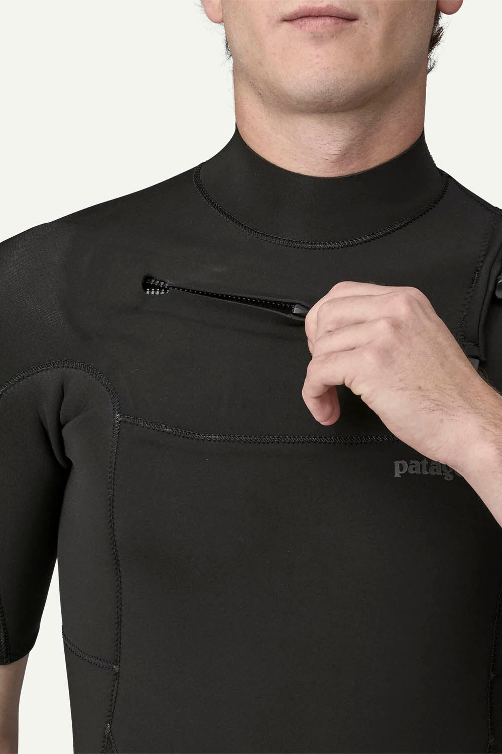 PATAGONIA - YULEX REGULATOR LITE - 2MM - Short Sleeve - BLACK - MAN