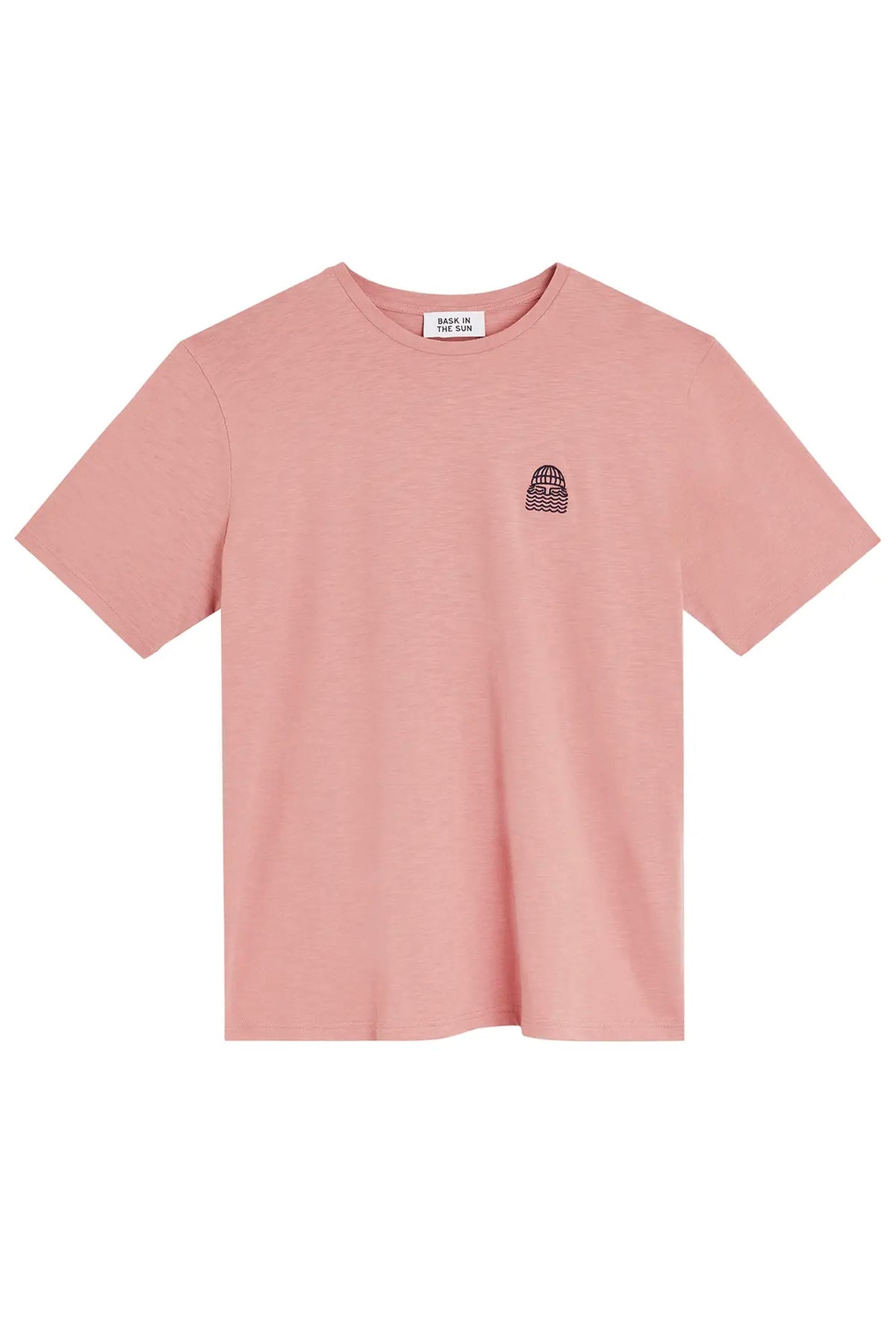 BASK IN THE SUN - MINI TO THE SEA TEE - FLAMINGO