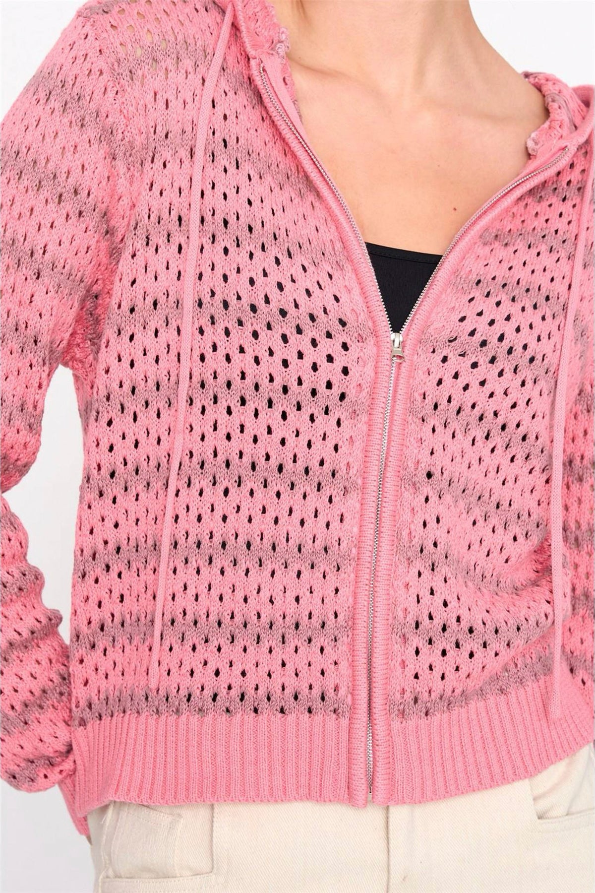 24COLOURS - STRIPED CARDIGAN